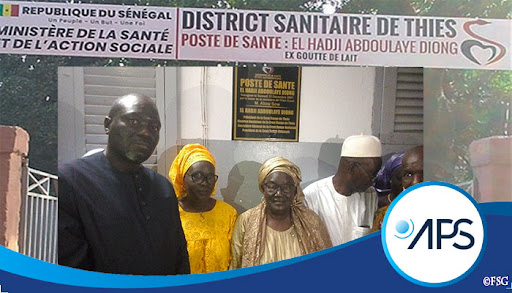 THIÈS : LE POSTE DE SANTÉ GOUTTE DE LAIT REBAPTISÉ AU NOM D’ELHADJI ABDOULAYE DIONG